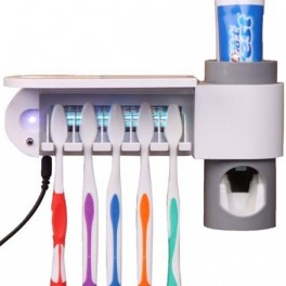 Automata fogkrémadagoló UV-s fogkefe sterilizálóval, fogkefe tartóval