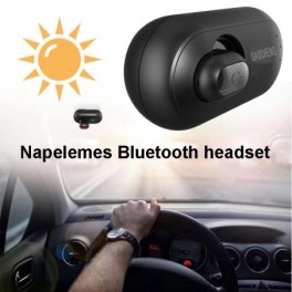 Napelemes Bluetooth-os autós headset 