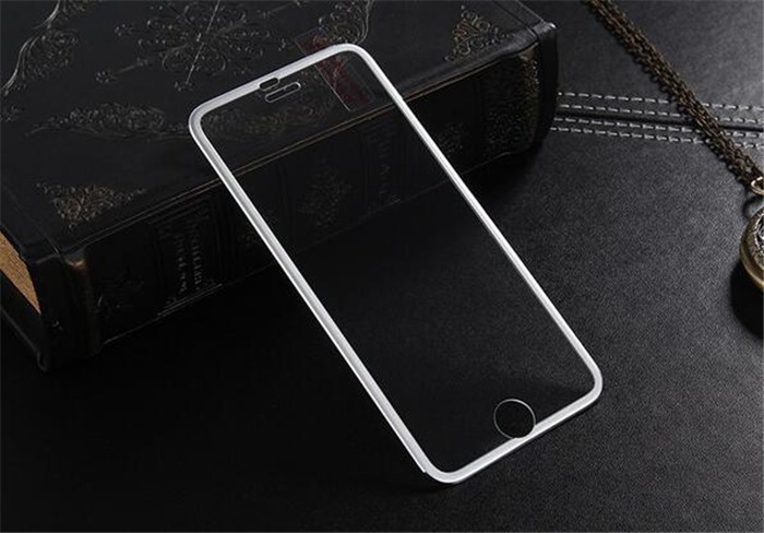 3D kijelző védő fólia erősített oldaléllel iPhone 6/6S/6Plus/6SPlus telefonokhoz