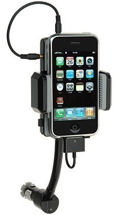 iPhone iPod Autós tartó + töltő + fm transmitter - Utolsó darabok!