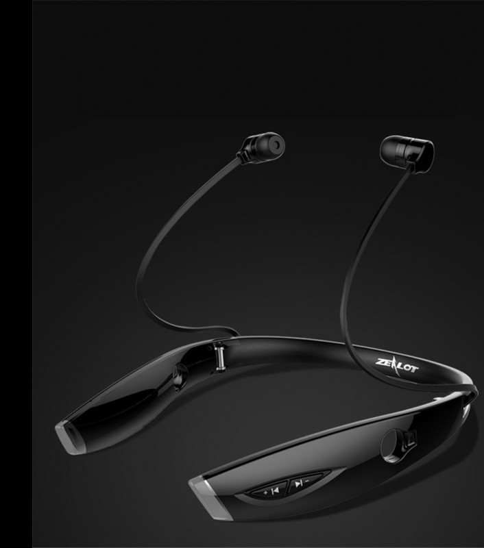 Zealot Vezeték nélküli prémium nyakba akasztható LED-es fejhallgató/headset