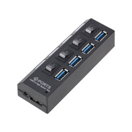 4 portos USB elosztó kapcsolókkal