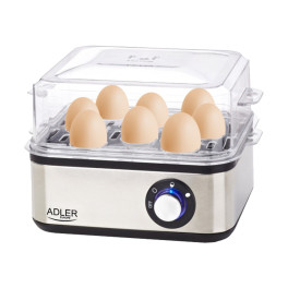 ADLER Inox Elektromos Tojásfőző (8 db tojáshoz)