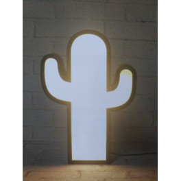 TotalGift kaktusz alakú lámpa és tábla