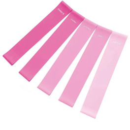 5 darabos rózsaszín gumiszalag