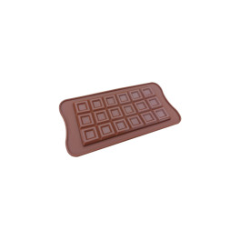 Táblás csokoládé kockás szilikon forma
