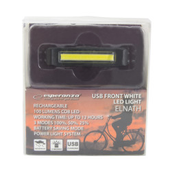 Esperanza Elnath Kerékpár lámpa USB