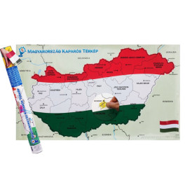 Magyarország kaparós térkép