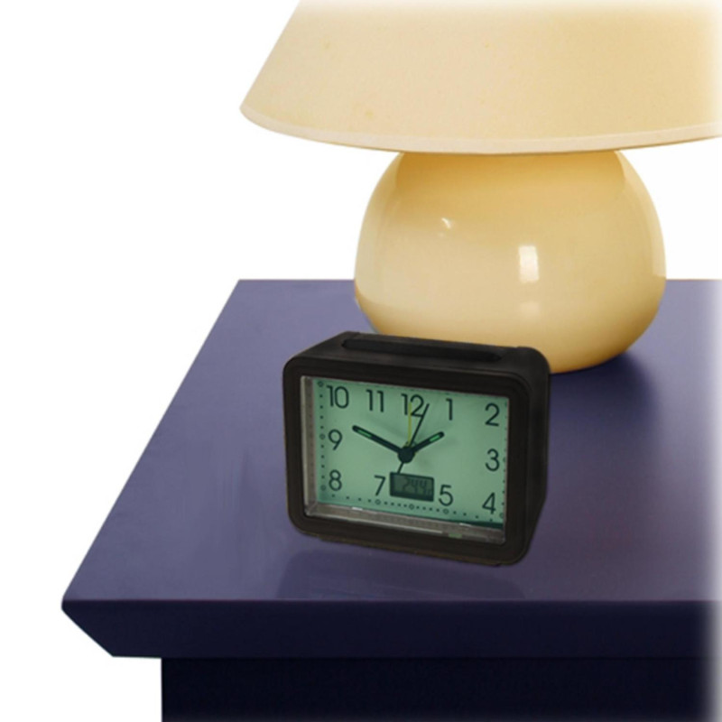 Genius Ideas Lumineszcens asztali óra és hőmérő