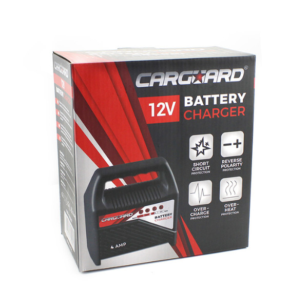 Carguard akkumulátor töltő - 4A, 12V