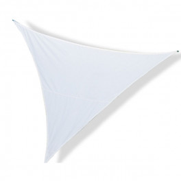 Fehér háromszög napellenző 5x5x5 m