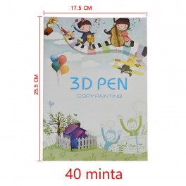 Rajzkönyv 3D tollhoz