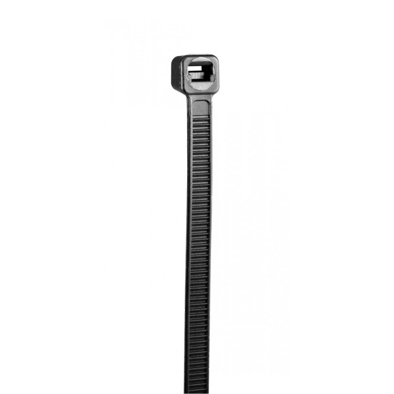 Neo fekete színű 100 darabos kábelkötegelő készlet (3.6 cm x 200 mm)