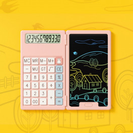 Összecsukható számológép írótáblával