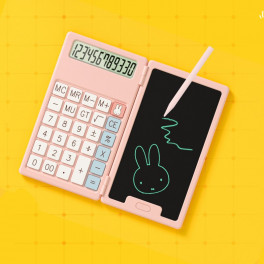 Összecsukható számológép írótáblával