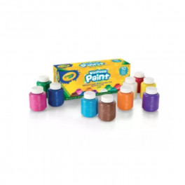 Crayola: Könnyen lemosható festék - 10 db-os