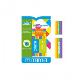 Mitama: Szivárvány színű radír készlet - 3 db-os