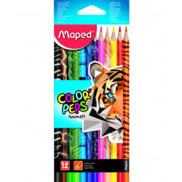 MAPED: Color Peps Animal színes ceruza készlet - 12 db-os