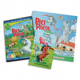 Pici Pacik PC játék ajándék lófigurával és színező könyvvel