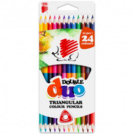 ICO kétvégű színes ceruza készlet - 12 darab