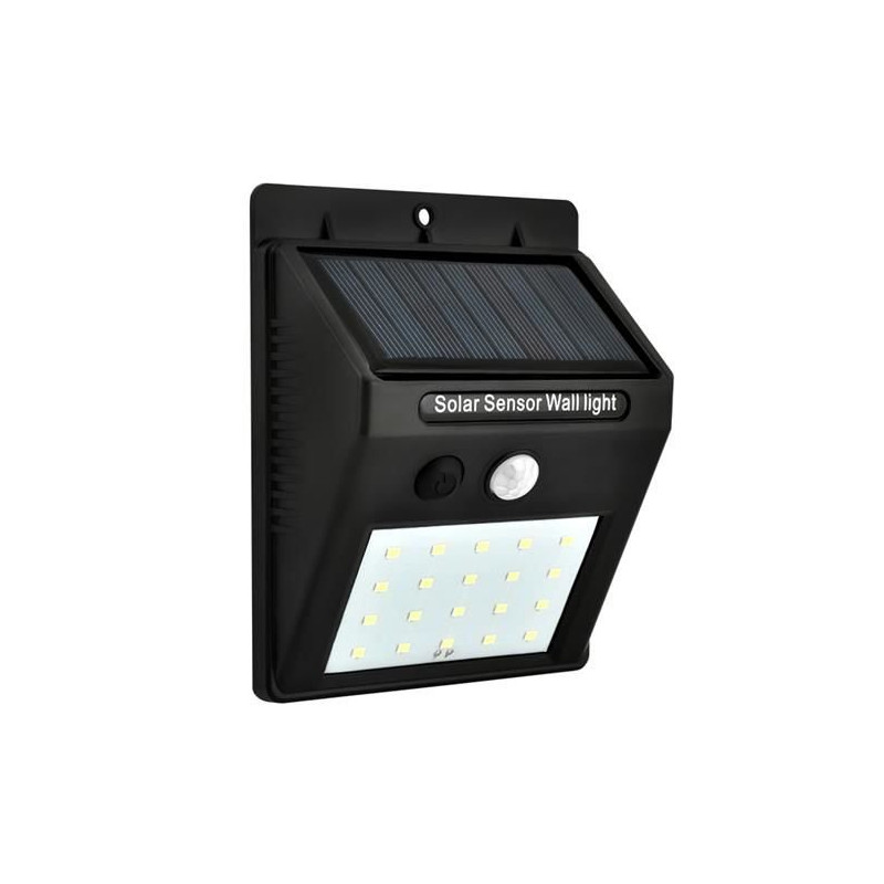 Napenergia működésű fali lámpa 20 LED