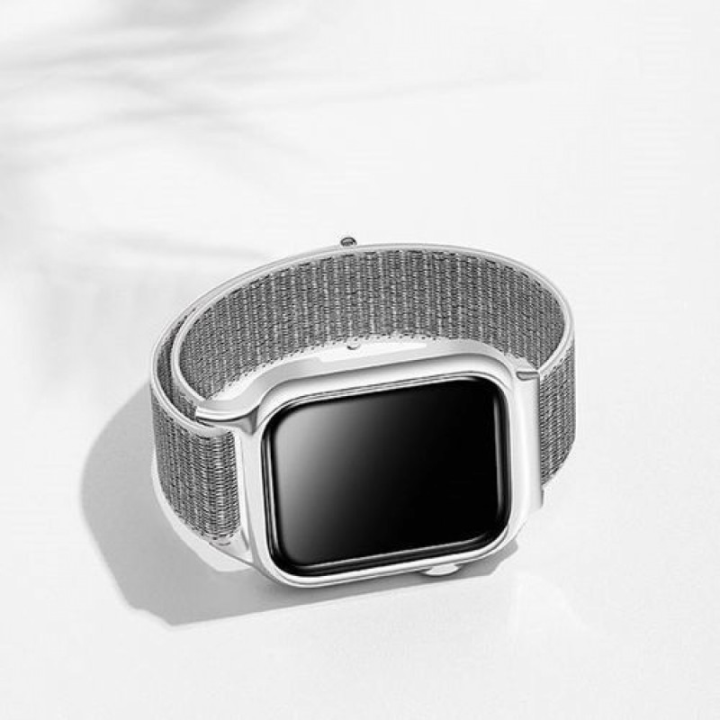 USAMS Apple Watch szíj és tok (Ezüst)