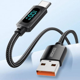 Essager 7A USB Type C gyors töltő kábel 3 db-os