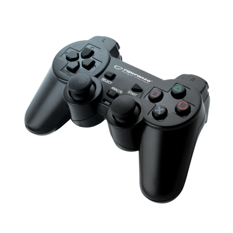 Esperanza Játékvezérlő PS2/PS3/PC USB fekete 