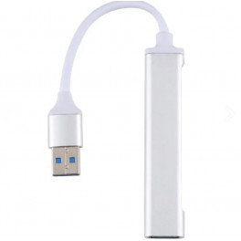 Type C 3.0, HUB 4 portos USB-elosztó fehér 