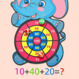 Elefántos célbadobó játék
