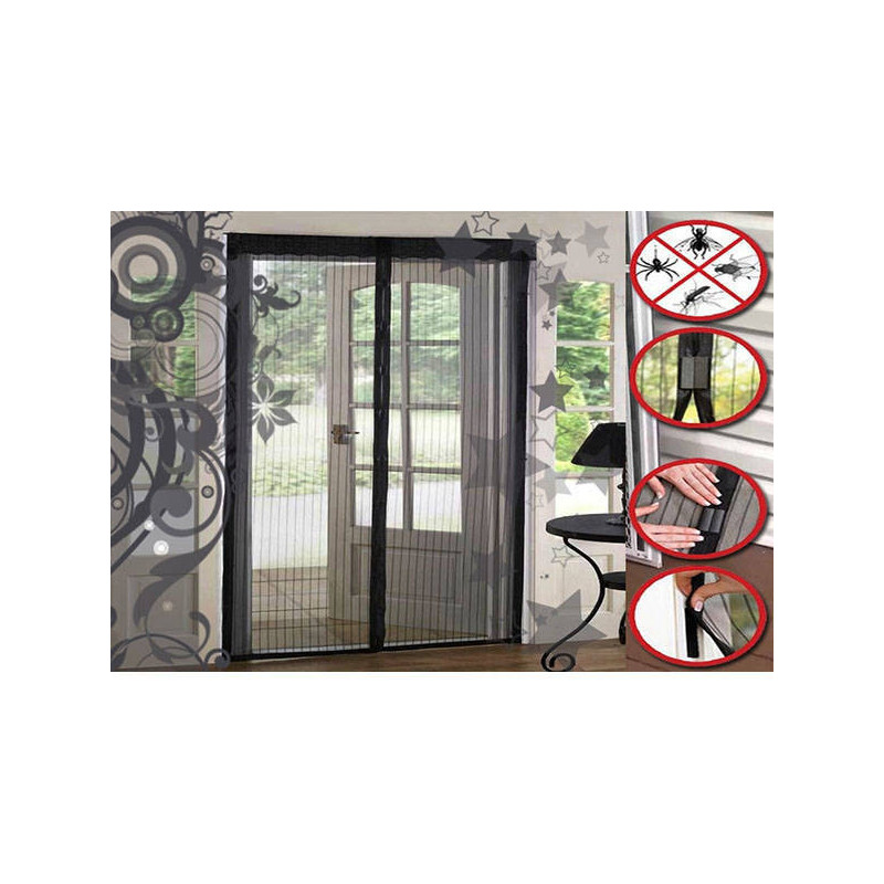 Szúnyogháló ajtókhoz mágnessel 210x100 hálószemmel
