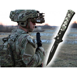 Összecsukható acél zsebkés taktikai katonai - Kés, zsebkés, túlélő felszerelés