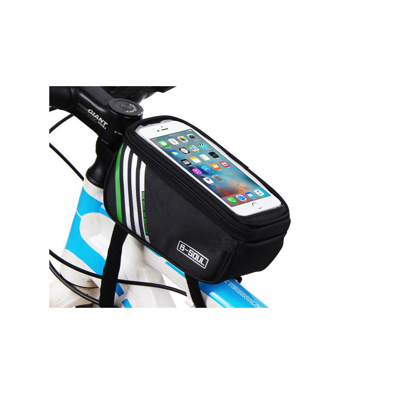 Vízálló kerékpártáska oldaltáska telefon tartóval
