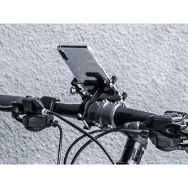 Robusztus kerékpártartó telefonhoz - biztonságos fogás telefon tartóval