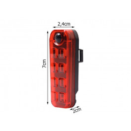 Kerékpár hátsó lámpa LED USB töltésű kerékpár világítás