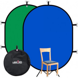 Hakutatz Chroma Key - Összecsukható háttér zöld/kék 150cm*100cm