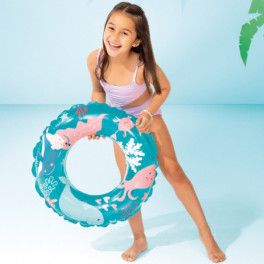 Úszógumi gyerekeknek 61 cm, INTEX 59242 - felfújható medencés gyűrű, strandjáték, gyermek medence