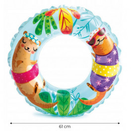 Úszógumi gyerekeknek 61 cm, INTEX 59242 - felfújható medencés gyűrű, strandjáték, gyermek medence