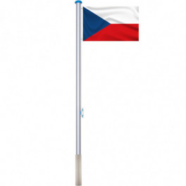 Zászlótartó rúd kétoldalas 90x150cm cseh zászlóval
