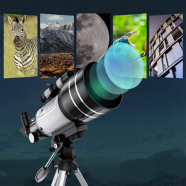 Hobbi csillagászati teleszkóp mobiltelefon adapterrel és állvánnyal
