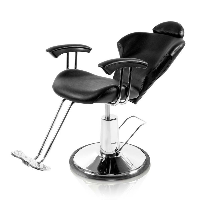 Fodrász szék állítható magassággal-fekete