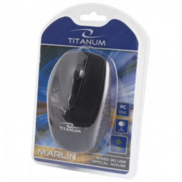 Marlin 3D optikai egér USB csatlakozással - fekete színben - TM110K