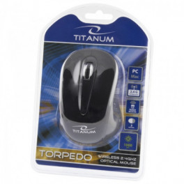 Titanum 2.4GHz Wireless Optical Mouse USB 3D - Kék - TM104K