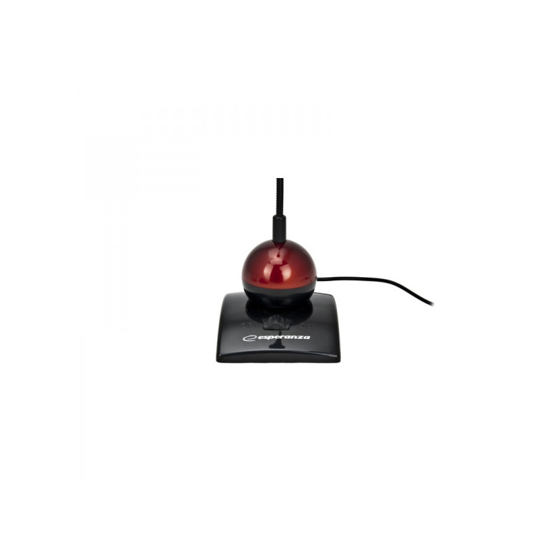 Esperanza Asztali Chat Mikrofon Piros - Kompakt méret, kiváló hangminőség - EH130