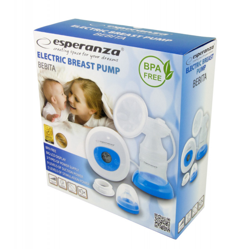 Esperanza elektromos mellpumpa Bebita babáknak - Kényelmes és hatékony mellpumpa a kisbabák számára - ECM001B