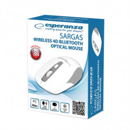 Esperanza vezeték nélküli Bluetooth optikai egér 4D Sargas - Kényelmes és precíz egér a mindennapi használathoz - EM130W