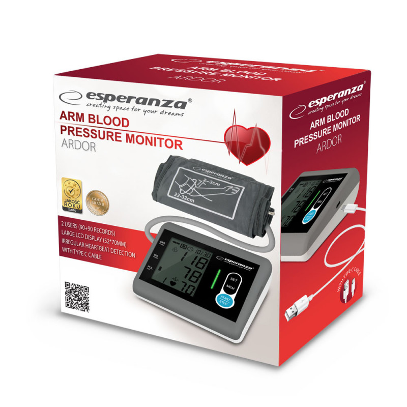 Esperanza vérnyomásmérő karkötő - Ardor - ECB004
