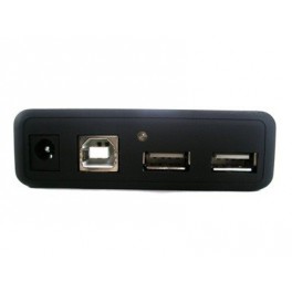 USB HUB táppal 7 portos USB 2.0 elosztó PC-hez, laptophoz