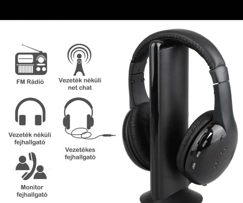 Vezeték nélküli fülhallgató, fejhallgató, mikrofonos fejhallgató