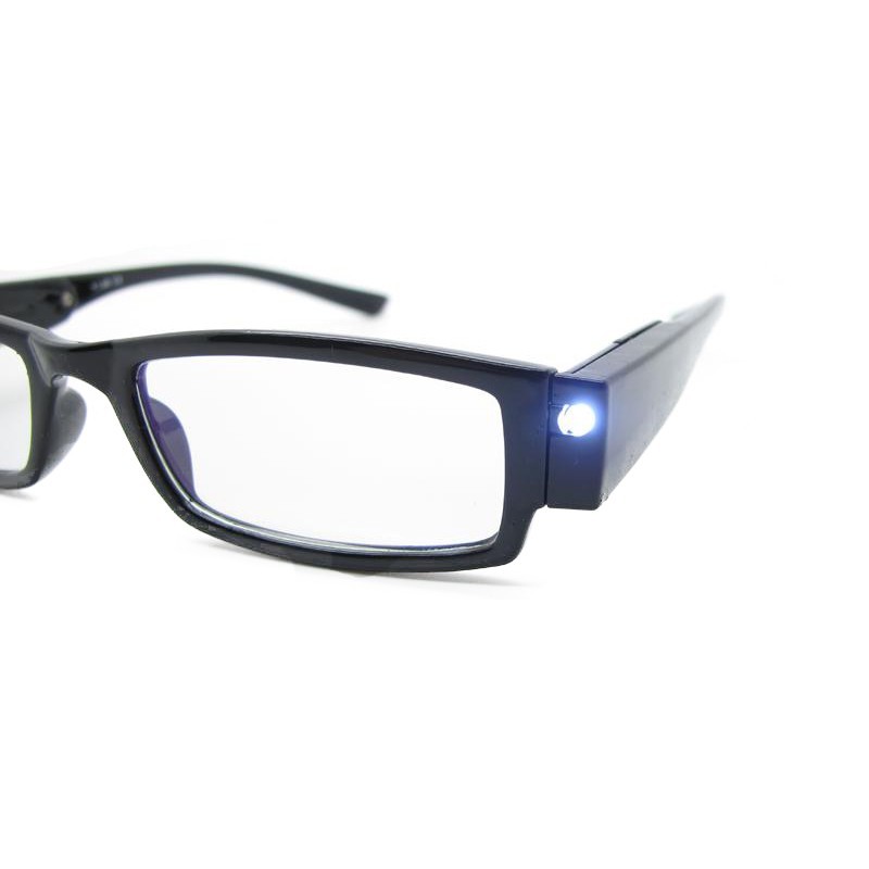 LED olvasószemüveg 0 dioptriás, kipattintható lencsével
